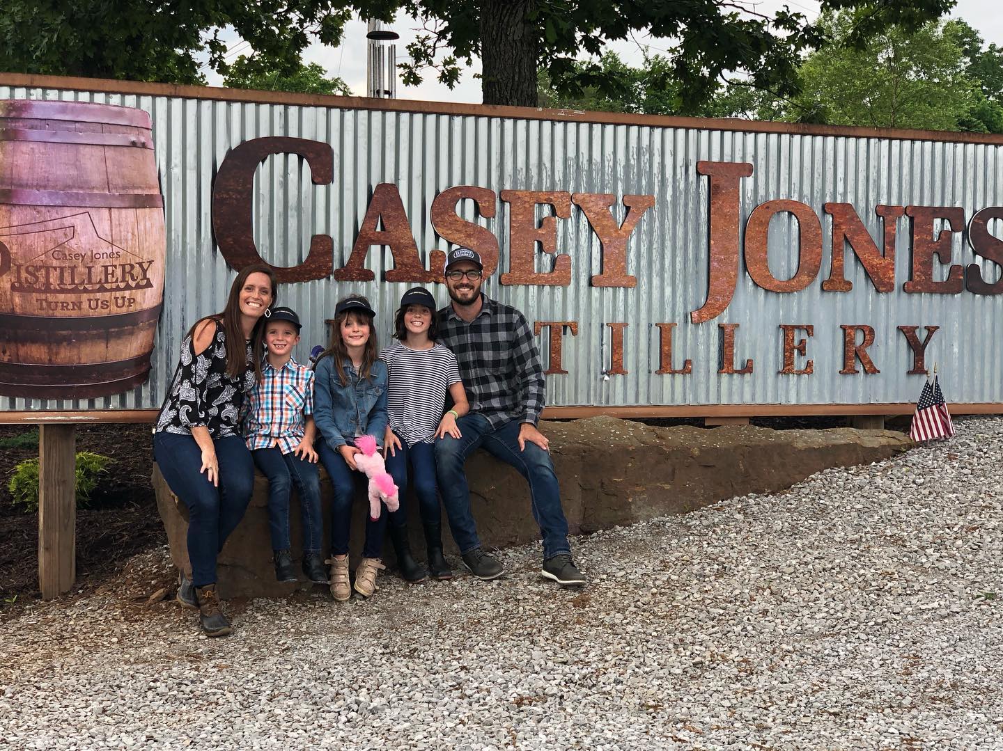 We absolutely love our @harvesthosts membership! It has made travel days so much more fun! • @caseyjonesdistillery In Hopkinsville, KY was one of the best stops we have ever had! • The owners Peg and AJ, went above and beyond to make our stay an awesome one and their moonaritas were fantastic! •