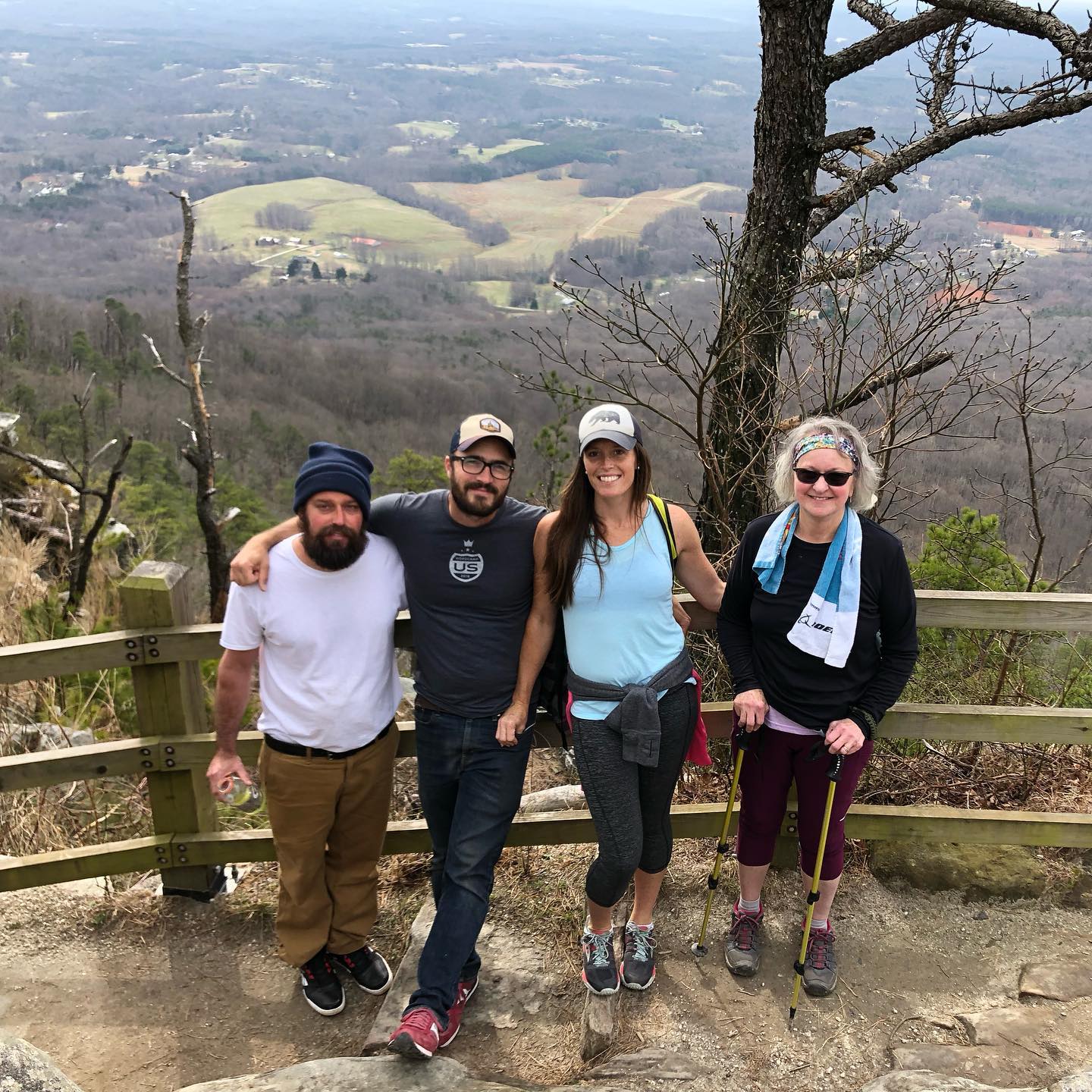 when-we-left-in-august-we-thought-we-wouldnt-get-to-see-our-friends-and-family-for-a-year-unless-the When we left in August, we thought we wouldn’t get to see our friends and family for a year (unless they came to visit us). We knew that was a big sacrifice, but thought it was worth it for the adventure we were embarking on. • Little did we know, that we would get to visit with them them twice over the next year and still get to travel and explore. • Actually, traveling with our home and belongings with us has made it even easier to go and visit those we love. • These pictures are from our first visit back to North Carolina. Mimi (@ljsmithsanford) and my brother Brad took us on an awesome hike to to take in the awesome views! •