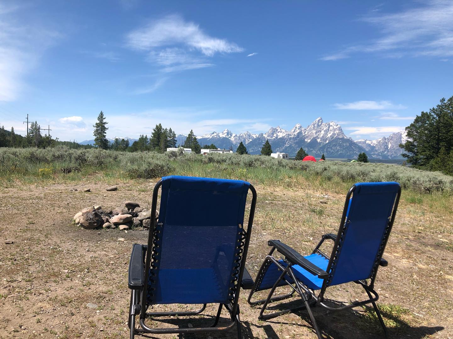hands-down-one-of-our-top-2-boondocking-free-camping-spots-ever-•-it-was-so-beautiful-to-step-outs Hands down one of our top 2 boondocking (free camping) spots ever! • It was so beautiful to step outside and see the Teton Mountain Range right from our “front yard”. • The mosquitoes were pretty bad some nights but that didn’t stop us! • How much would you pay to camp with a view like this? •