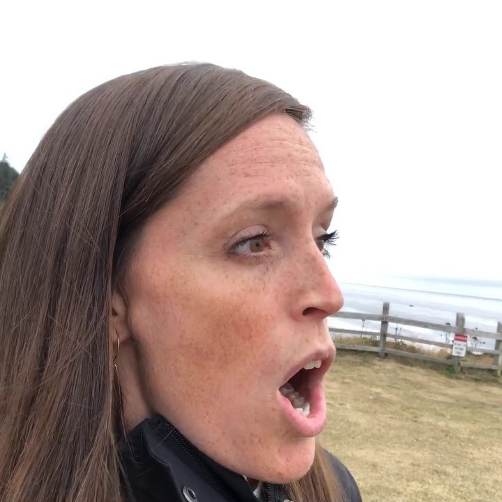 We saw a whale ! ✹ I caught our real time reaction on video! We were soooo excited and surprised! ✹ Depoe Bay is considered the whale watching capital of the Oregon Coast. We didn’t really know that then when we stopped there, but knew if we wanted to see a whale this might be our best bet. ✹ We drove up, walked out of the truck, and bam, just like that, we saw one! ✹ Enjoy our screams of excitement 🤗! ✹