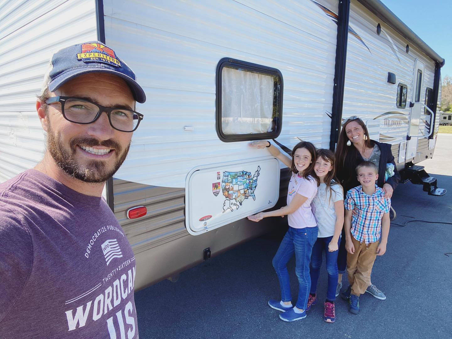 some-big-changes-happened-around-here-in-the-last-2-weeks-✹-we-said-goodbye-to-bertie-our-beloved- Some big changes happened around here in the last 2 weeks! ✹ We said goodbye to Bertie, our beloved 30 foot travel trailer after 2 years of travel (18 months full-time). ✹ She traveled with us to 35 states, 29 nationals parks, 2 provinces and over 30,000 miles. And honestly, she was the perfect rig for that leg of our journey. ✹ In the first 18 months we moved fast and stayed in a lot of state parks. ✹ Bertie, gave each of us the space we needed while still giving us the flexibility to stay in almost any park we chose. She was an awesome first rig. ✹ But as time went on and we continued to travel, we decided we were ready to upgrade. ✹ So.....we did! (Swipe left to see our new rig). We also upgraded our truck to a Ram 3500 Mega cab dually. ✹ Don’t let me fool ya though, this decision was not as easy as it sounds. It came after much thought, prayer, and research and with whole lot of stressing about what if wasn’t the right choice . ✹ But man so far, we are so glad that we did!!! Now we are ready to get the rest of those states! ✹
