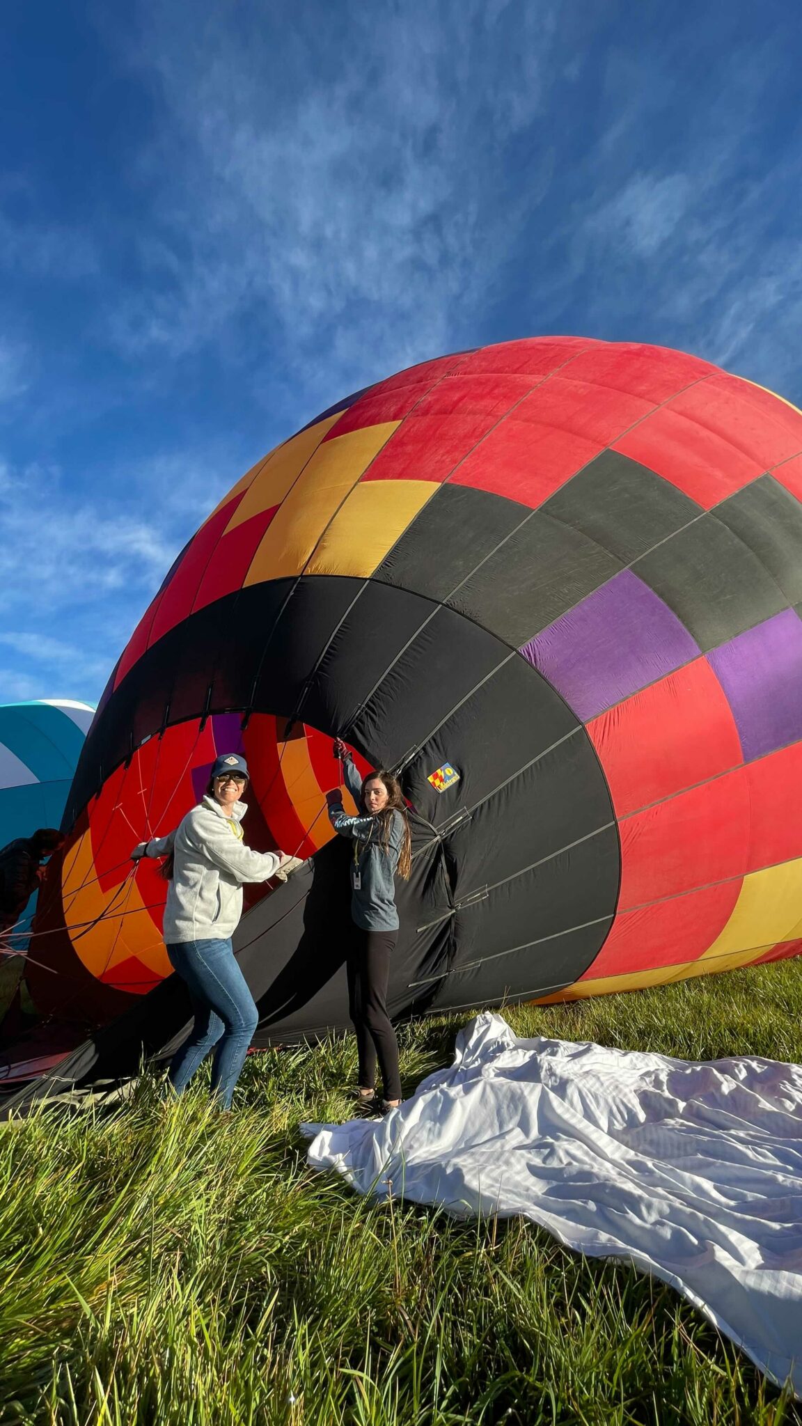 getting-to-crew-a-hot-air-balloon-@balloonfiesta-with-@hackettmyia-was-definitely-a-once-in-lifetime Getting to crew a hot air balloon @balloonfiesta with @hackettmyia was definitely a once in lifetime experience that we will be forever grateful for. . To be a part of a team and experience the fiesta in such an up close and personal way, made the fiesta even more epic than it already was. Which I totally didn’t think was possible! . And then when we literally didn’t think things could get any more amazing, Hannah got the chance to fly on the very last day that the balloons went up! . These are definitely the moments we live for and why we chose to live a life with less so we we can give our kids more experiences like this! . . . . . . .